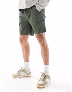 Шорты-карго цвета темного хаки Only & sons