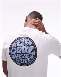 Футболка wettie passage icons белого цвета Rip curl