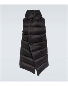 Стеганый пуховик, черный Rick owens