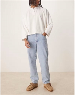 Прямые джинсы светло-голубого цвета Asos design