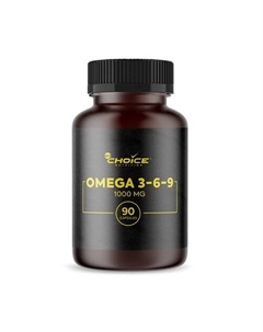 БАД к пище жирные кислоты Omega 3-6-9 Mychoice nutrition
