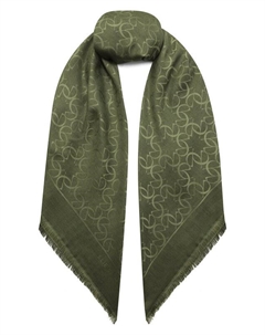 Шаль из шелка и шерсти Elie saab