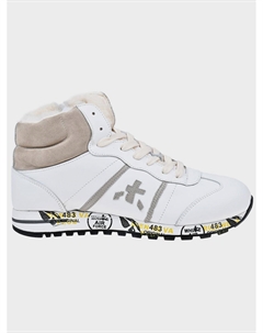 Высокие кроссовки с меховой подкладкой, белые Premiata
