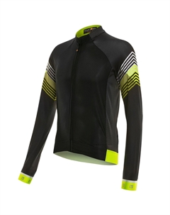 Велофутболка FUNKIER SORRENTO Men Elite LS Summer Jersey, Black/Yellow, J-830-L Funkierbike