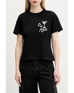 Футболка хлопковая с принтом Hugo