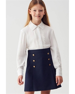 Блуза с кружевной отделкой Смена