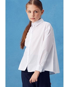 Рубашка хлопковая расклешенная Смена