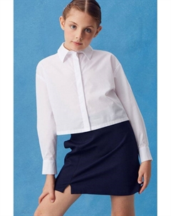 Рубашка хлопковая укороченная Смена