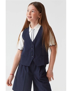 Жилет из костюмной ткани Смена