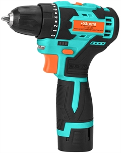 Дрель аккумуляторная CD3512BL кейс Sturm!