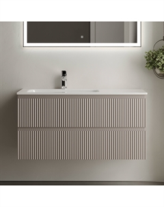 Тумба с раковиной Snob R 100 см, L, doha soft Sancos