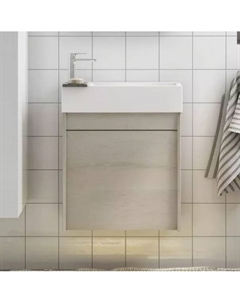 Тумба с раковиной подвесная Family 40 Pino Bianco, правая Art&max