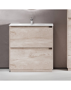 Тумба под раковину без столешницы Libra Floor 80 дуб галифакс натуральный Sancos