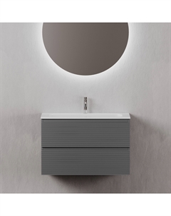 Тумба под раковину без столешницы Folk 80 grey soft Sancos