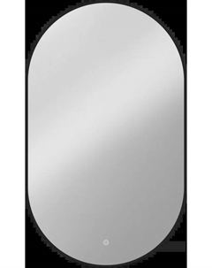 Зеркало Torino AM-Tor-600-1000-DS-Nero 60х100, черное, с LED-подсветкой, 6000k Art&max