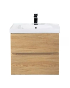 Тумба с раковиной Techno 60 AM-Techno-600-2C-SO-LW674 дуб мадейра Art&max