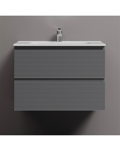 Тумба под раковину подвесная Folk 2я цв. Grey Soft FL70GS Sancos