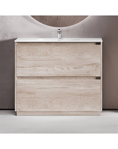Тумба под раковину без столешницы Libra Floor 100 дуб галифакс натуральный Sancos