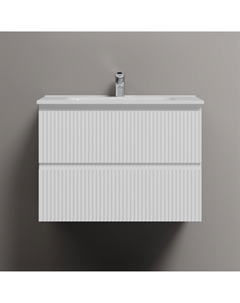 Тумба под раковину подвесная Snob R 70 Bianco SNR70W Sancos