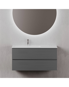 Тумба под раковину без столешницы Folk 100 L grey soft Sancos