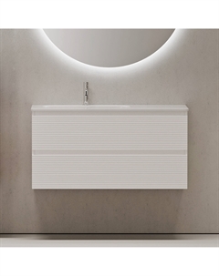 Тумба под раковину без столешницы Folk 100 L bianco Sancos