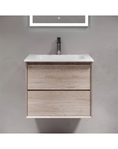 Тумба под раковину без столешницы Marmi 2.0 60 дуб галифакс натуральный Sancos