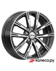 Литой диск Драйвер 6x15/5*100 D57.1 ET43 Блэк-джек Ifree