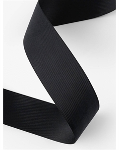 Лента репсовая, 40 мм, 23±1 м, черная №39 Арт узор