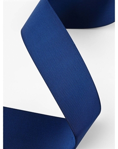 Лента репсовая, 40 мм, 23±1 м, темно-синяя №38 Арт узор