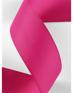 Лента репсовая, 40 мм, 23±1 м, ярко-розовая №27 Арт узор