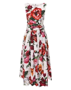 Хлопковое платье Dolce&gabbana