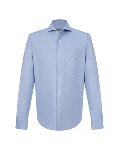 Рубашка из хлопка и кашемира Corneliani