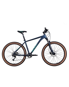 Велосипед горный Router 27,5", 2025, грозовой матовый/зеленый, HQ-0017921 (Рама: L(20")) Stark