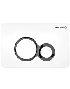 Клавиша смыва Sava Fix 40006458 белая хром Bettoserb