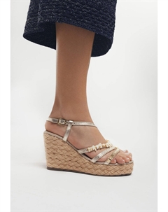 Босоножки на танкетке ZOLA - Espadrilles, золотой Gioseppo