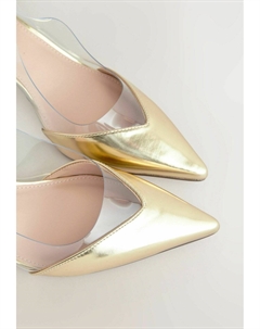 Классические туфли на каблуке REGULAR FIT - FOREVER COMFORT POINT TOE DETAIL VINYL, золотой Next