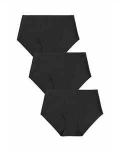 Трусы NO VPL MIDI 3-PACK, черный Next