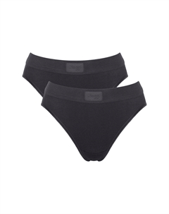 Трусы DOUBLE COMFORT 2 PACK, черный Sloggi