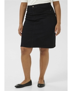 Джинсовая юбка KCLAURINA - Pencil skirt, цвет Black Deep Kaffe curve