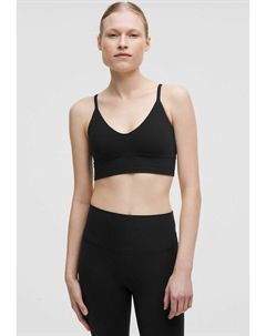 Спортивный бюстгальтер с легкой поддержкой FOCUSER, черный Lululemon