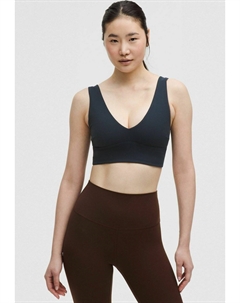Спортивный бюстгальтер средней поддержки ALIGN V-NECK C/D, темно-синий Lululemon