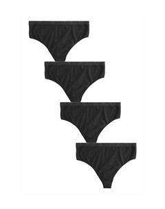 Стринги 4 PACK, черный Next