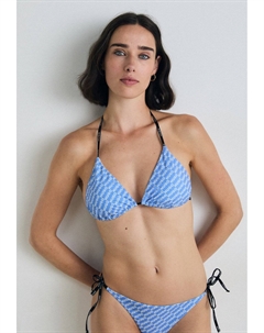 Верх бикини PURE TRIANGLE, светло-голубой Hugo