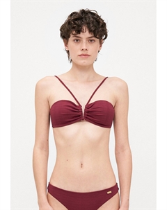 Верх бикини BANDEAU, бургундия Copenhagen studios