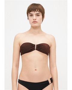 Верх бикини SWIM BANDEAU BRIE, темно-коричневый Lindex