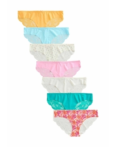 Трусы BRAZILIAN FIT - BACK KNICKERS 7 PACK, розовый Next