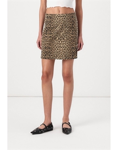 Мини-юбка VMNELLY SHORT SKIRT, серебряный Vero moda