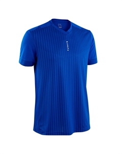 Футболка F500 взрослая синяя, индиго Kipsta