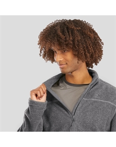 Толстовка для походов флисовая мужская MH120, серый Quechua