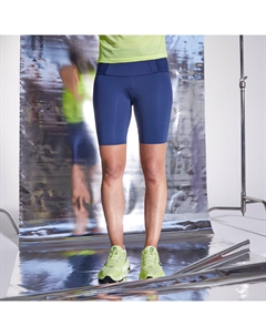 Шорты для бега колготки Support женские синие, синий кит Kiprun